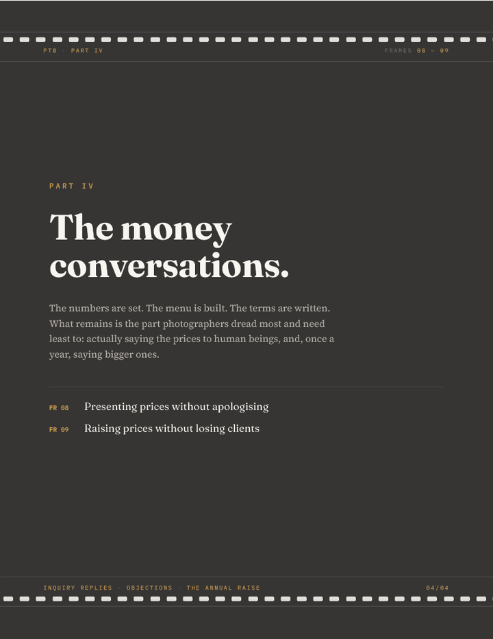 The money conversations.