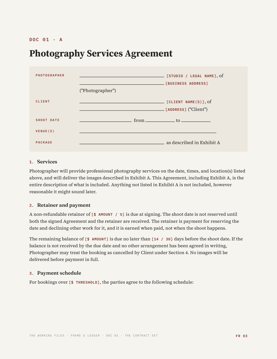The clauses your contract cannot skip.